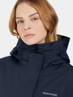 Discount Didriksons Frida Parka Dark Night Blue