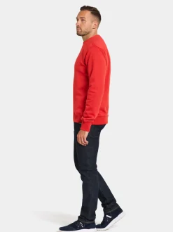 Outlet Didriksons Fyn Sweater Pomme Red