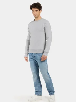 Outlet Didriksons Fyn Sweater Aluminum melange