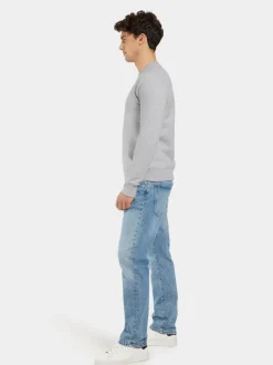 Outlet Didriksons Fyn Sweater Aluminum melange