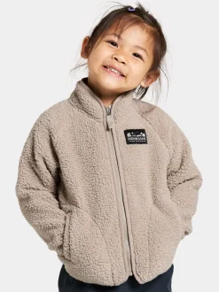 Outlet Didriksons Gibbs Kids' Full-Zip Beach beige