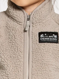 Outlet Didriksons Gibbs Kids' Full-Zip Beach beige