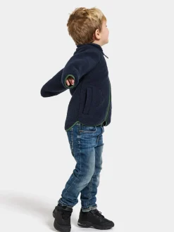 Hot Didriksons Gibbs Kids' Full-Zip Navy