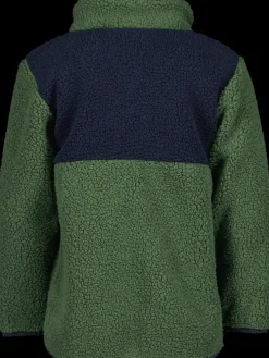 Hot Didriksons Gosig Kids' Half-Zip Pine Green