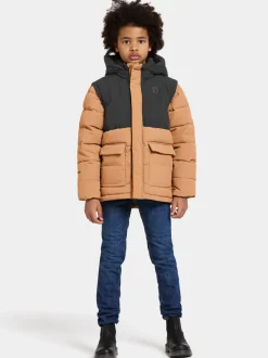 Didriksons Granite Kids' Jacket Almond Brown