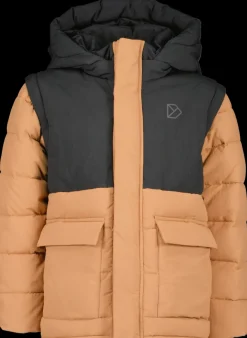 Didriksons Granite Kids' Jacket Almond Brown