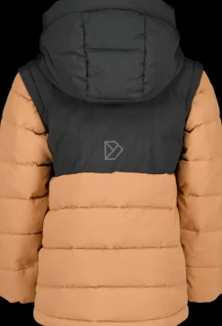 Didriksons Granite Kids' Jacket Almond Brown