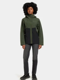 Clearance Didriksons Grit Women's Jacket Deep Green