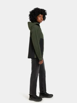 Clearance Didriksons Grit Women's Jacket Deep Green
