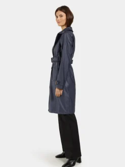 Discount Didriksons Gry Coat Galon® Dark Night Blue