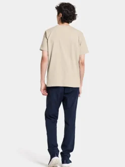 Clearance Didriksons Harald Men's T-shirt Light House Light Beige