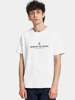 Online Didriksons Harald Men's T-shirt Light House Snow white