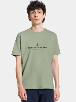 New Didriksons Harald Men's T-shirt Light House Light Moss