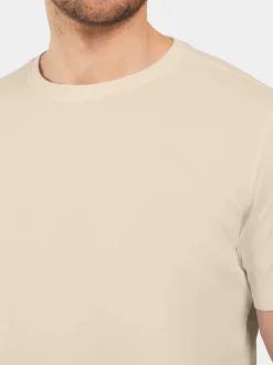 Sale Didriksons Harald T-shirt Light Beige