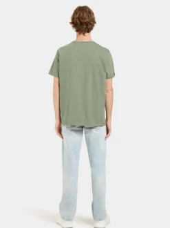 Outlet Didriksons Harald T-shirt Light Moss