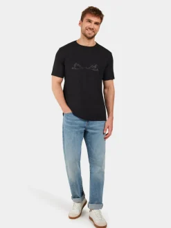 Best Didriksons Harald T-shirt Landscape Black