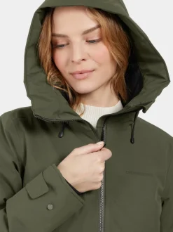 Clearance Didriksons Helle Parka Deep Green