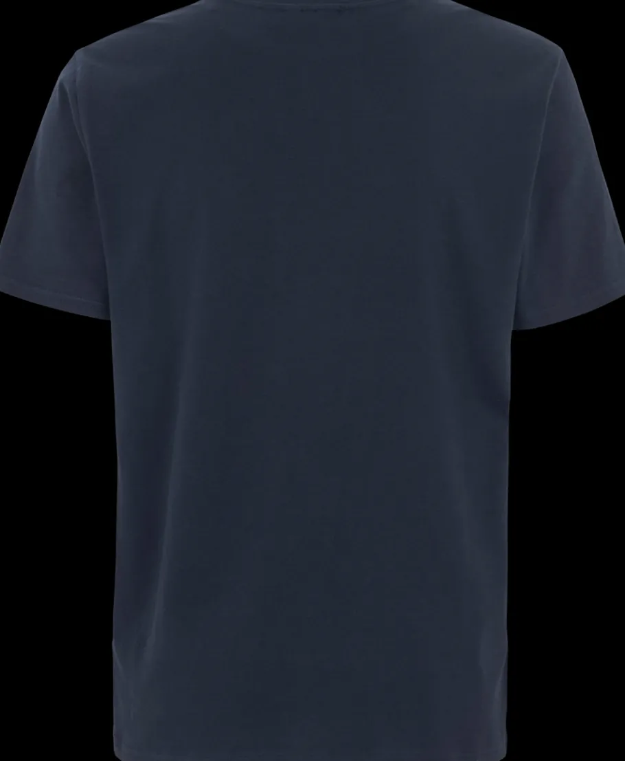 Didriksons Heritage Printed Men's T-shirt Dark Night Blue