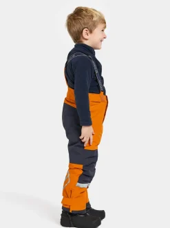 Clearance Didriksons Idre Kids' Pants Orange Jam