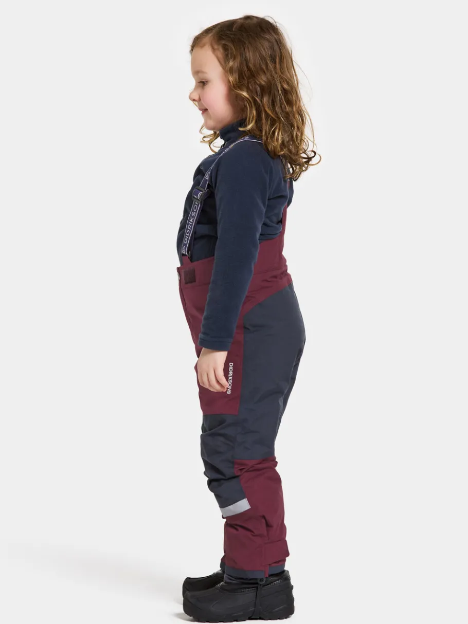 Discount Didriksons Idre Kids' Pants Rusty Wine