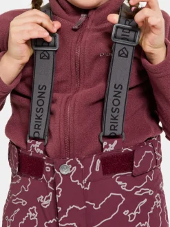 New Didriksons Idre Special Edition Kids' Pants Grundsund reflective wine