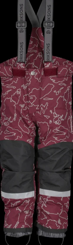New Didriksons Idre Special Edition Kids' Pants Grundsund reflective wine