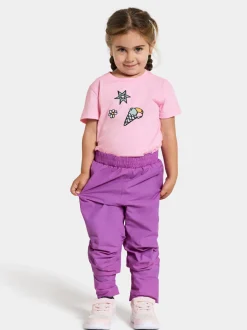 Discount Didriksons Idur Kids' Pants Tulip Purple