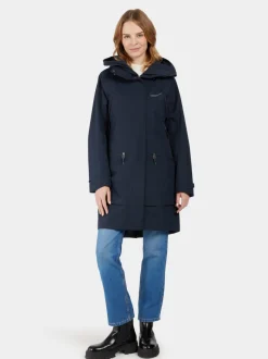 Clearance Didriksons Ilma Parka Dark Night Blue