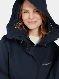 Clearance Didriksons Ilma Parka Dark Night Blue