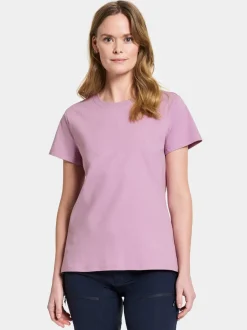 Outlet Didriksons Ingarö T-Shirt Purple Rain