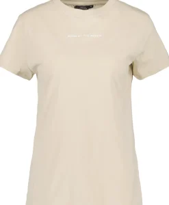 Clearance Didriksons Ingarö T-Shirt Printed Light Beige