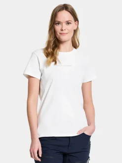 Best Didriksons Ingarö T-Shirt Printed Snow white
