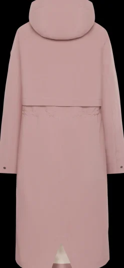New Didriksons Isolde Parka Long Faded Wine