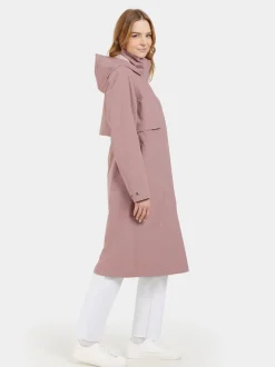 New Didriksons Isolde Parka Long Faded Wine