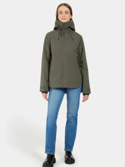 New Didriksons Jennie Jacket Deep Green