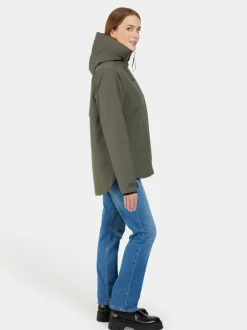 New Didriksons Jennie Jacket Deep Green