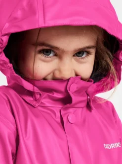 Outlet Didriksons Jojo Kids' Jacket Plastic Pink