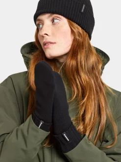 Didriksons Kaj Mittens Black