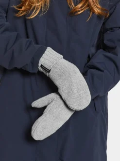 Discount Didriksons Kaj Mittens Grey melange