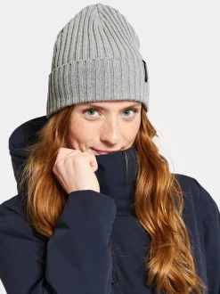 New Didriksons Laken Beanie Grey melange