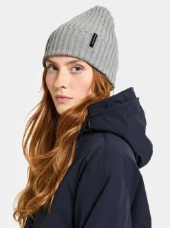 New Didriksons Laken Beanie Grey melange