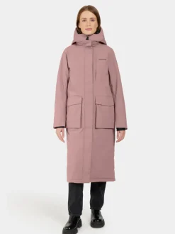 Hot Didriksons Leya Parka Long Faded Wine