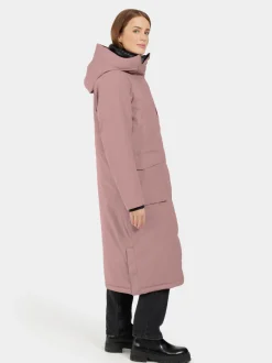 Hot Didriksons Leya Parka Long Faded Wine