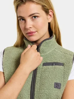 Online Didriksons Libra Vest Light Moss