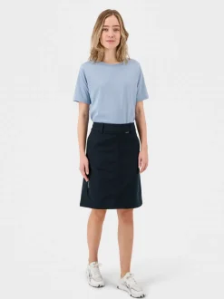 Outlet Didriksons Liv Skirt Dark Night Blue