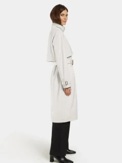 Clearance Didriksons Lova Coat Long White Foam