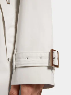 Clearance Didriksons Lova Coat Long White Foam