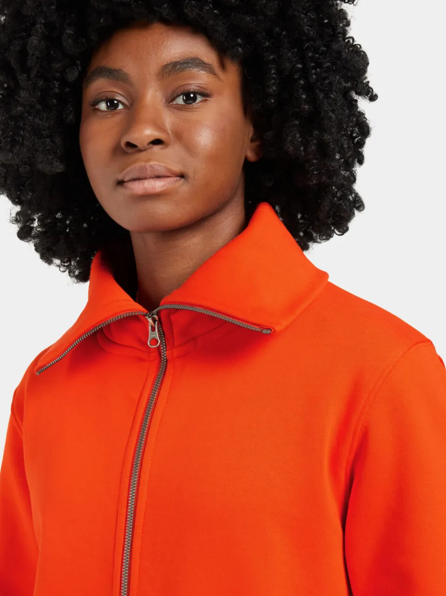 Discount Didriksons Lovali Full-Zip Tangerine Red