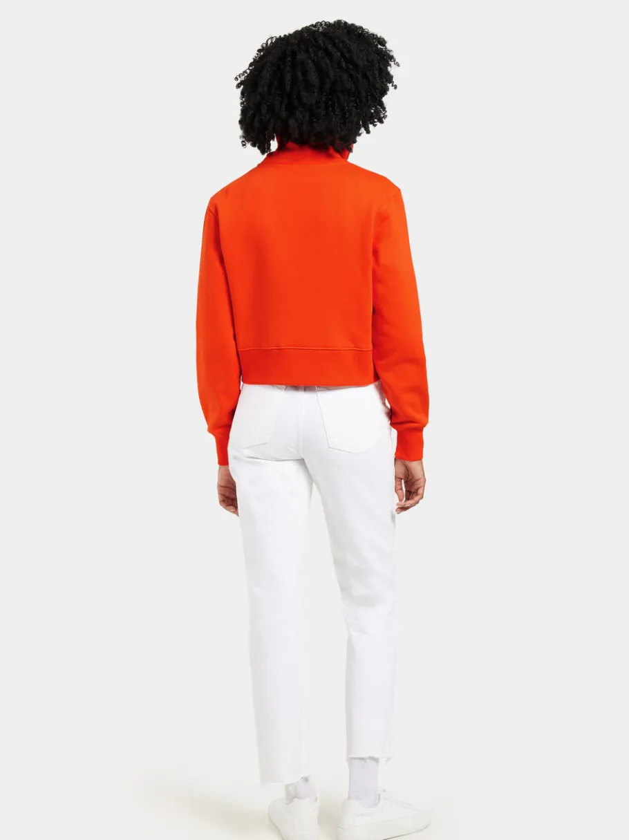 Discount Didriksons Lovali Full-Zip Tangerine Red