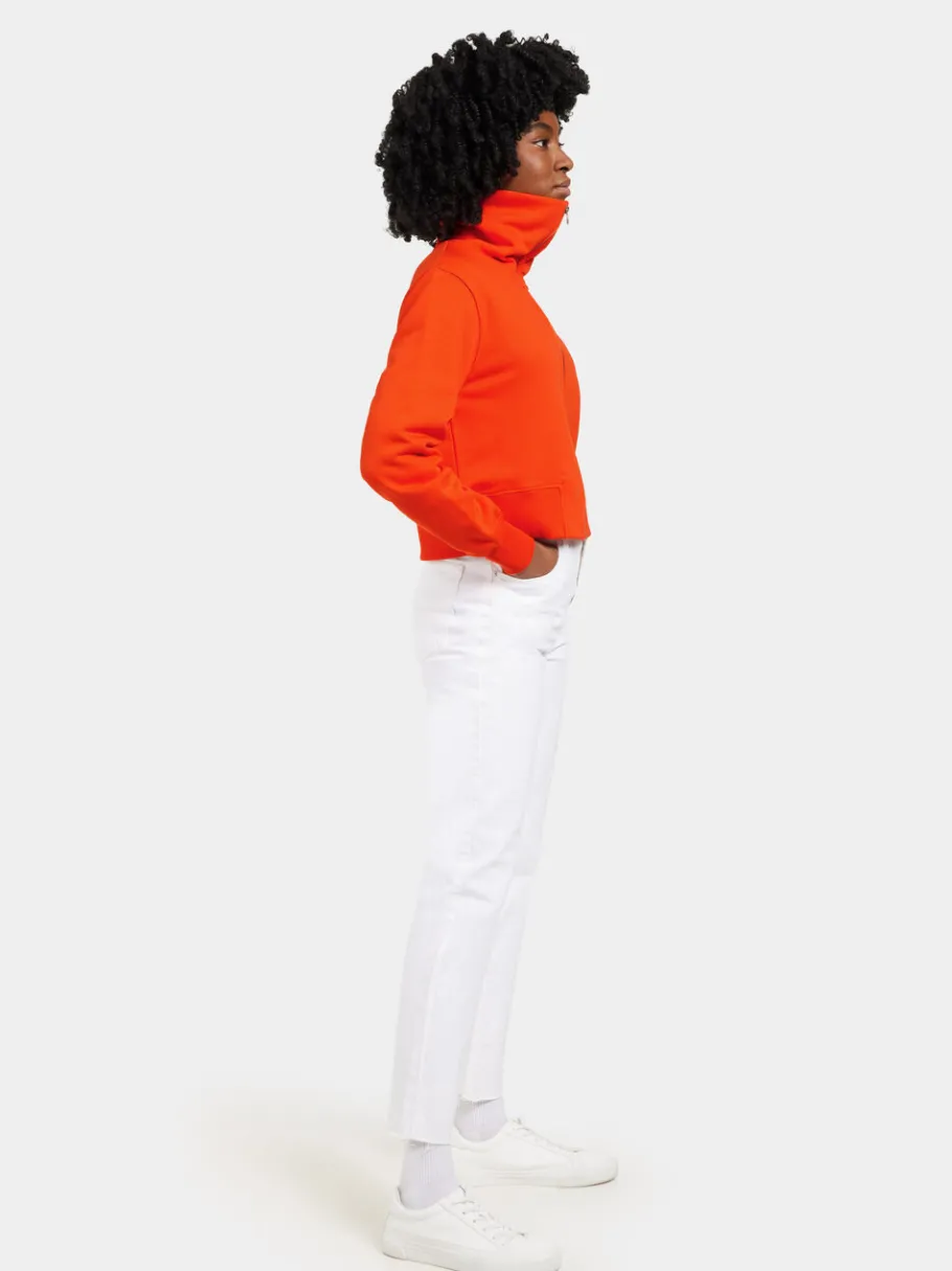 Discount Didriksons Lovali Full-Zip Tangerine Red